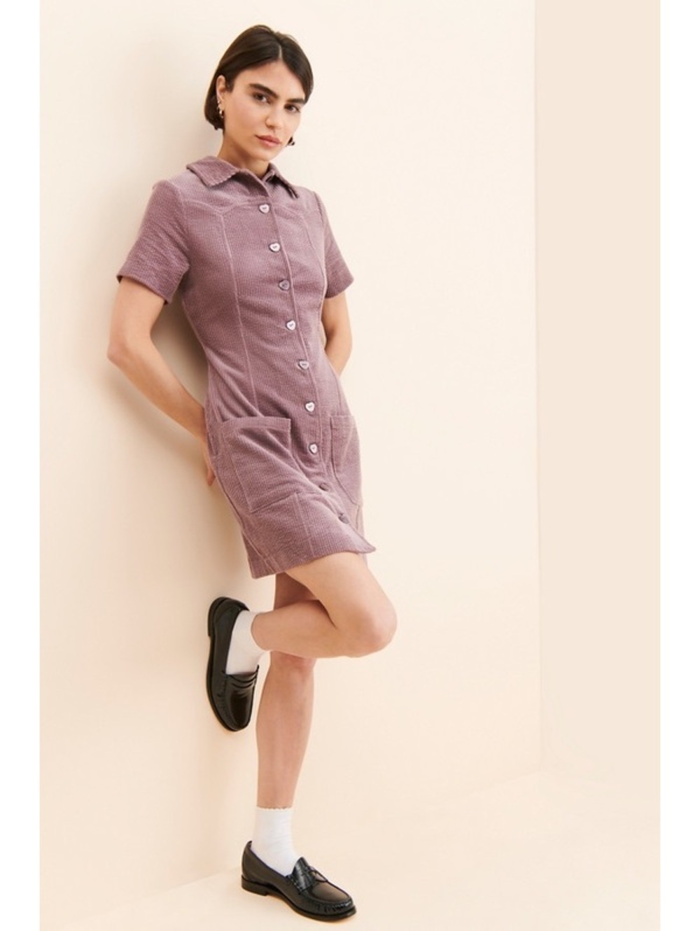 ROLLAS Francoise Corduroy Dress